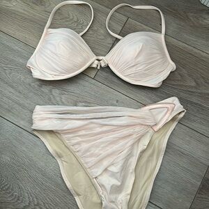 COPY - La Perla light pink/soft pink bathing suit. Gently used probably worn tw…